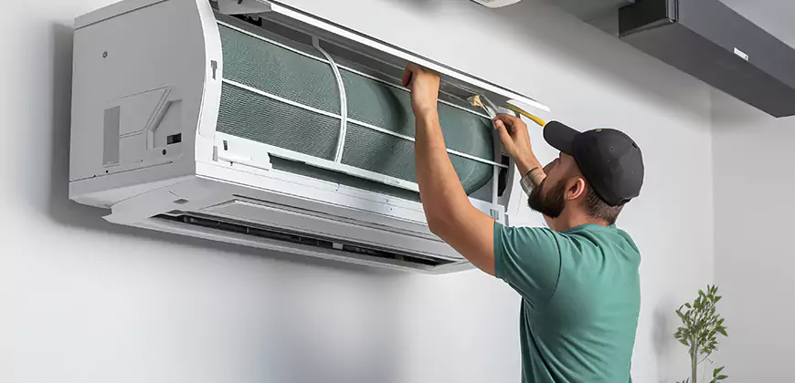 Bathroom and Small Space Ductless Installation in Cambridge