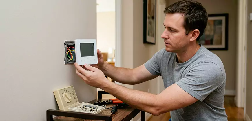 Heat Pump Thermostat Configuration in Cambridge